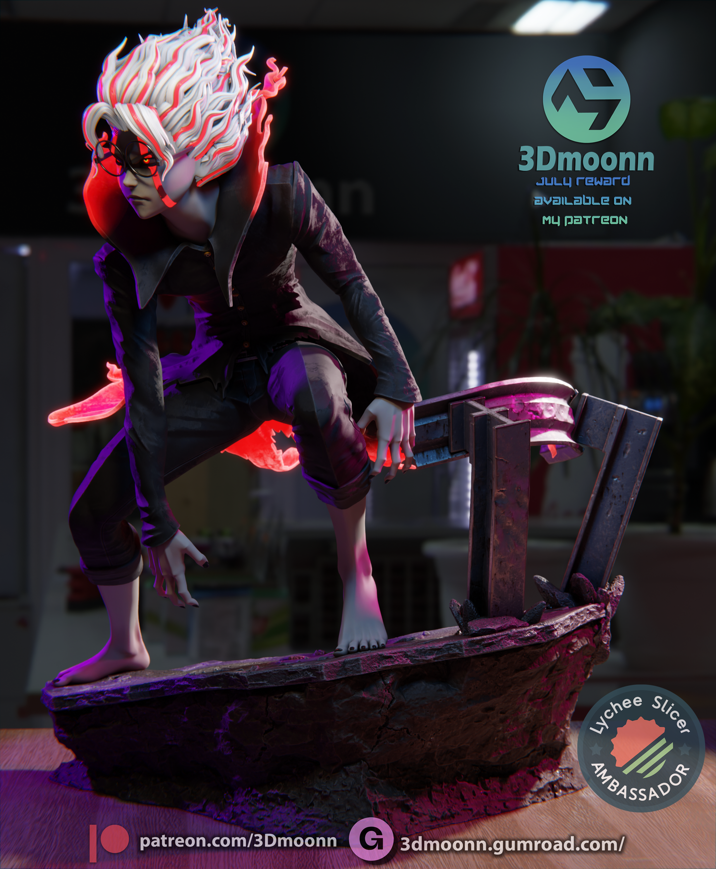 3D Moonn - Okarun, Dandadan - 2025 July
