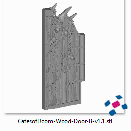 Printable Scenery - Gates of Doom - Demons Terrain