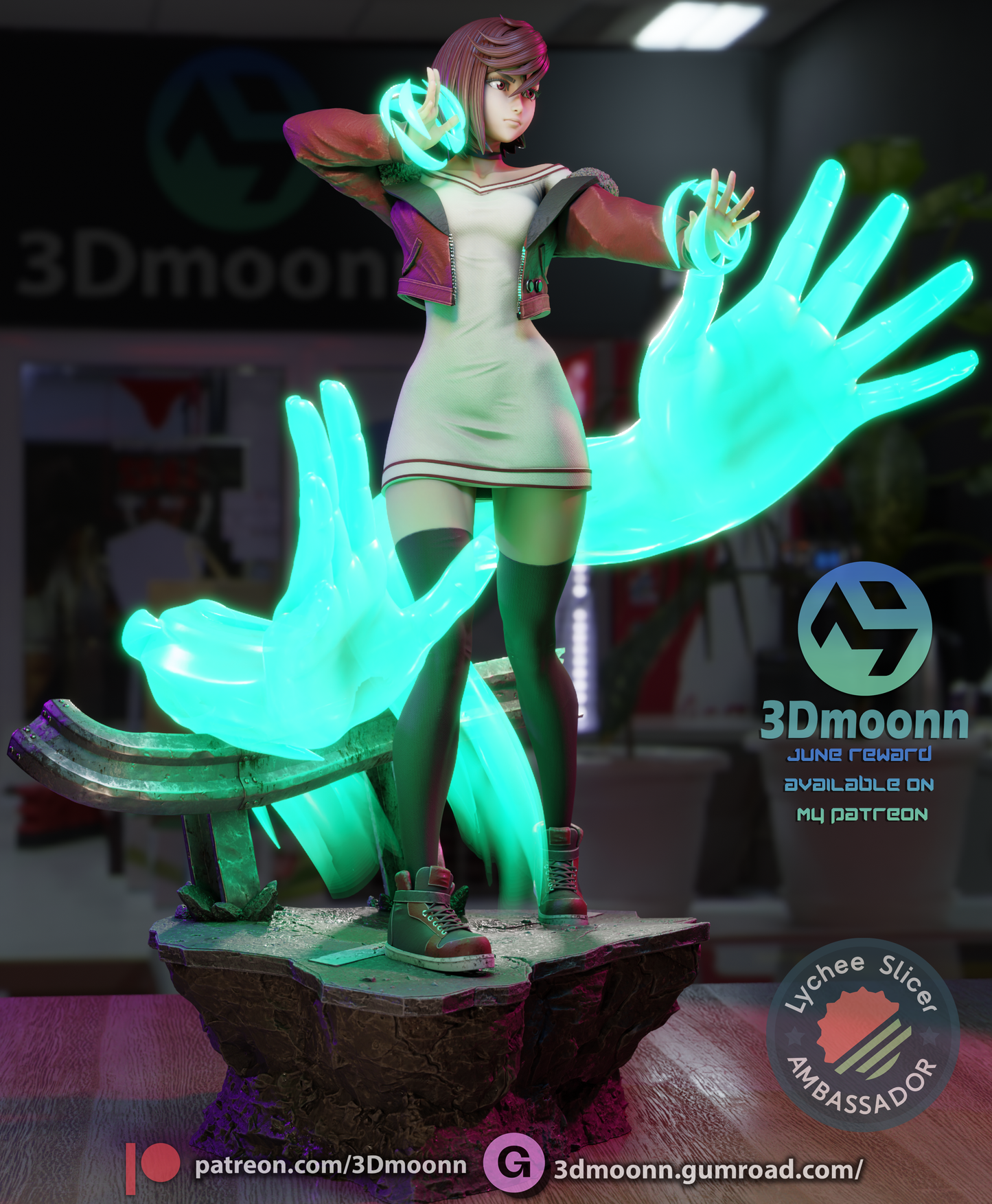3D Moonn - Momo Ayase, Dandadan 2025 June