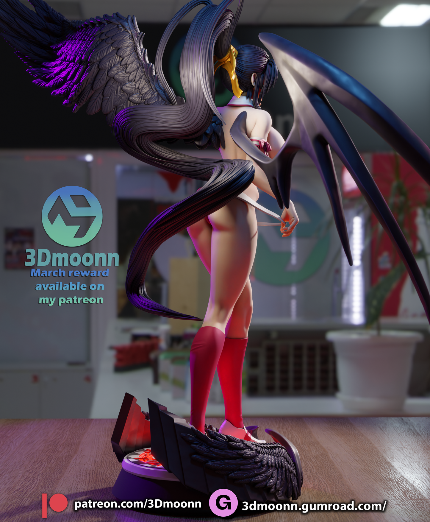 3D Moonn - Akeno Himejima, High School 30cm