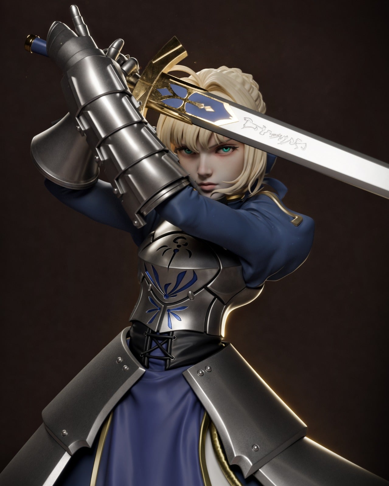 CA3D Studios - Saber (Fate Stay Night) 15cm / 4cm