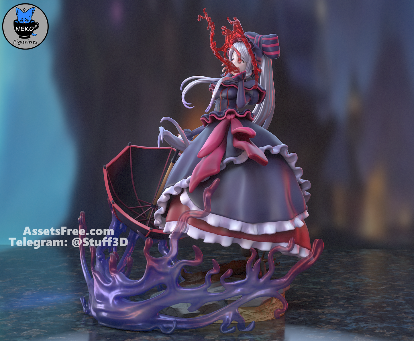 Neko Figurines - Shalltear Bloodfallen, Overlord 17.4cm