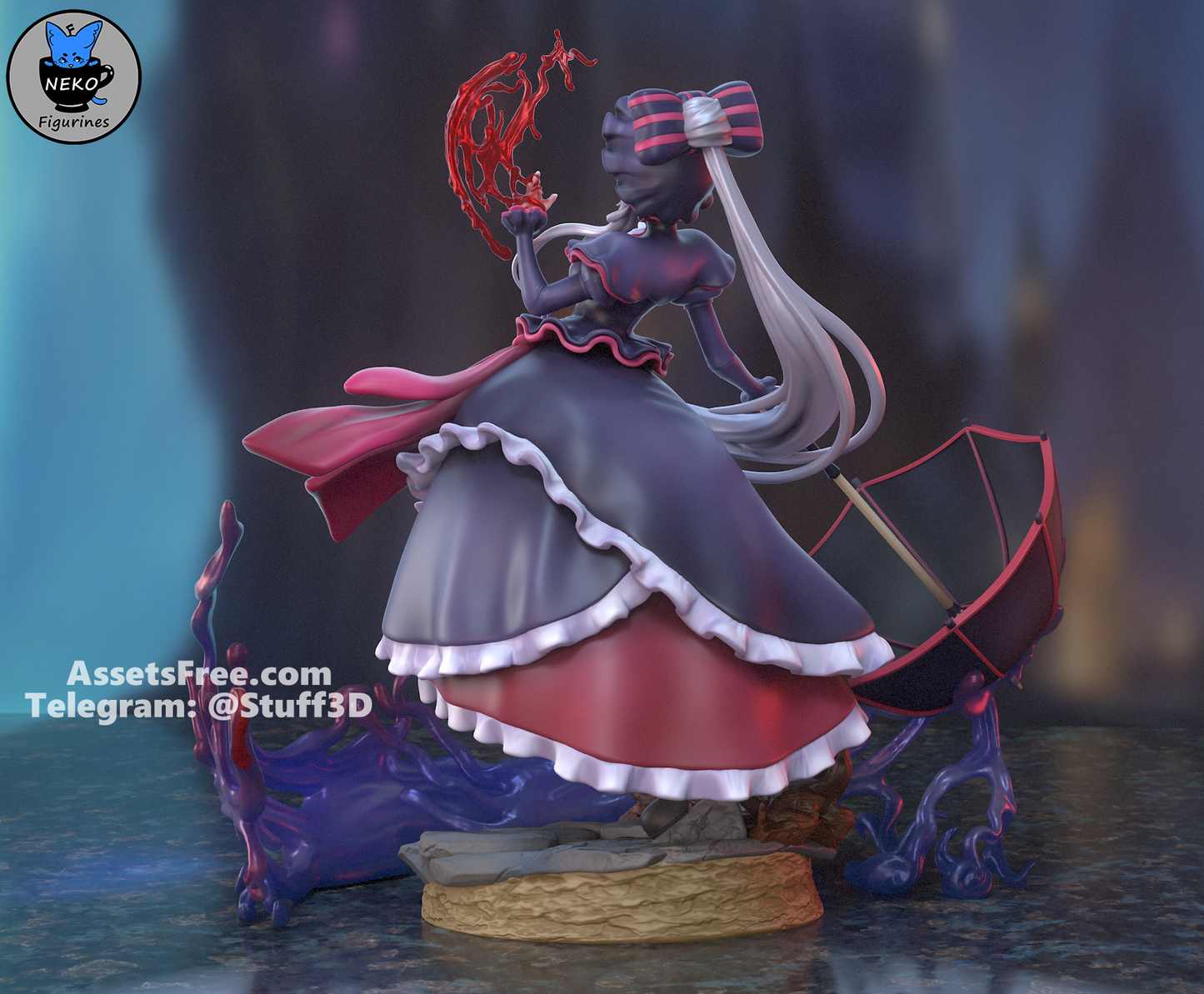 Neko Figurines - Shalltear Bloodfallen, Overlord 17.4cm