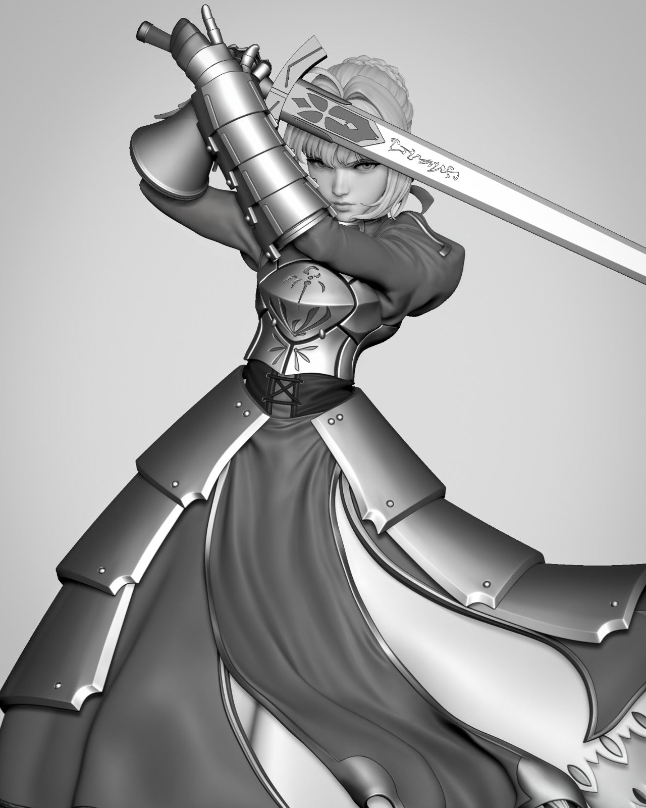 CA3D Studios - Saber (Fate Stay Night) 15cm / 4cm