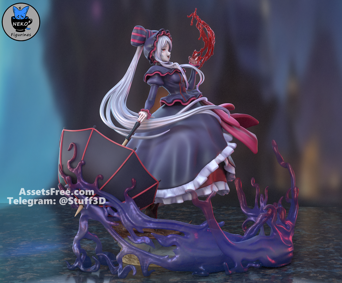 Neko Figurines - Shalltear Bloodfallen, Overlord 17.4cm