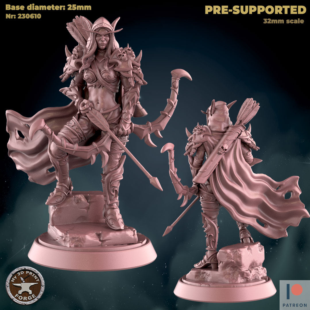 My 3D Print Forge - Sylvanas Standing - Undead Vol 2 2023 June