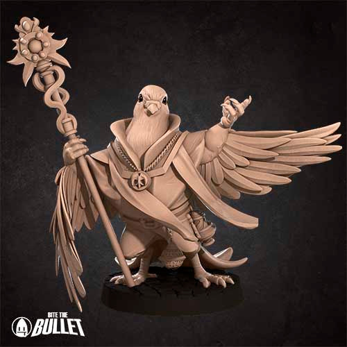Bite the Bullet - Pidgeonfolk Cleric - Animalfolk 2024 October