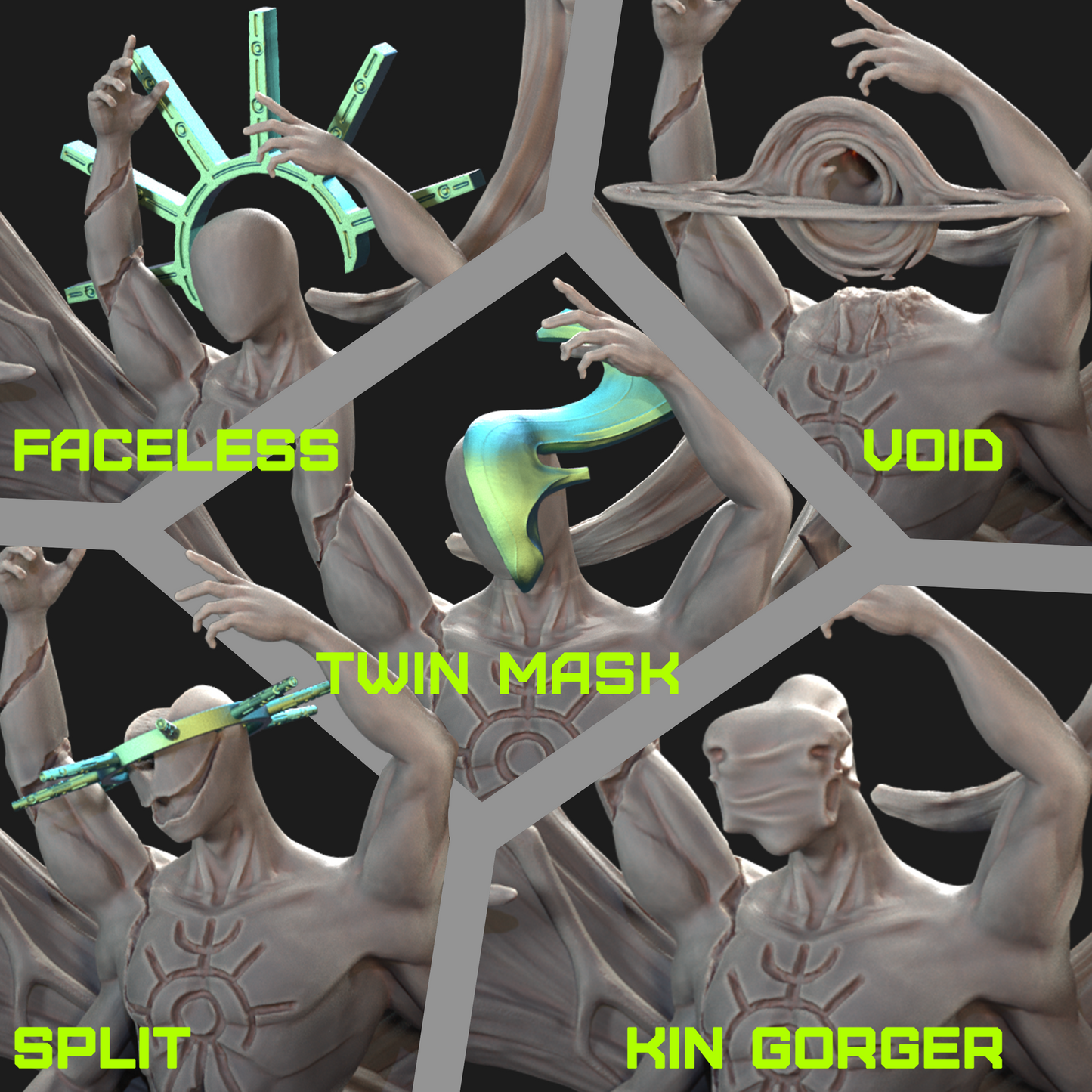 Jaja Bits - Transcendent C'tan, Outsider God Shard, Necrons - Warhammer 40K