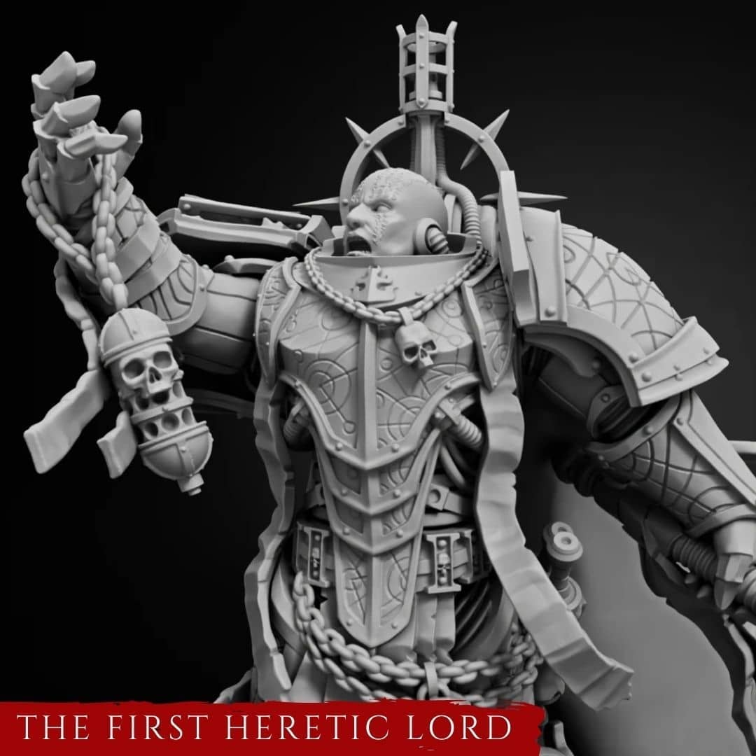 Games Workshop - Lorgar, Primarch of the Word Bearers Legion - Warhammer 40K