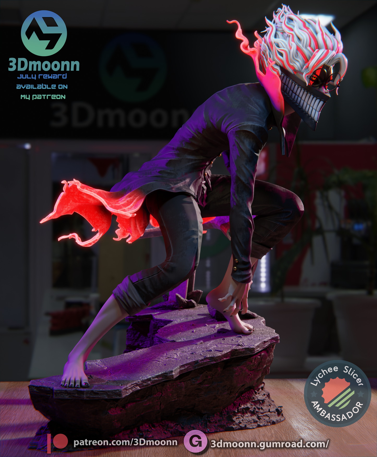 3D Moonn - Okarun, Dandadan - 2025 July