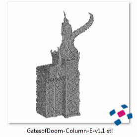 Printable Scenery - Gates of Doom - Demons Terrain