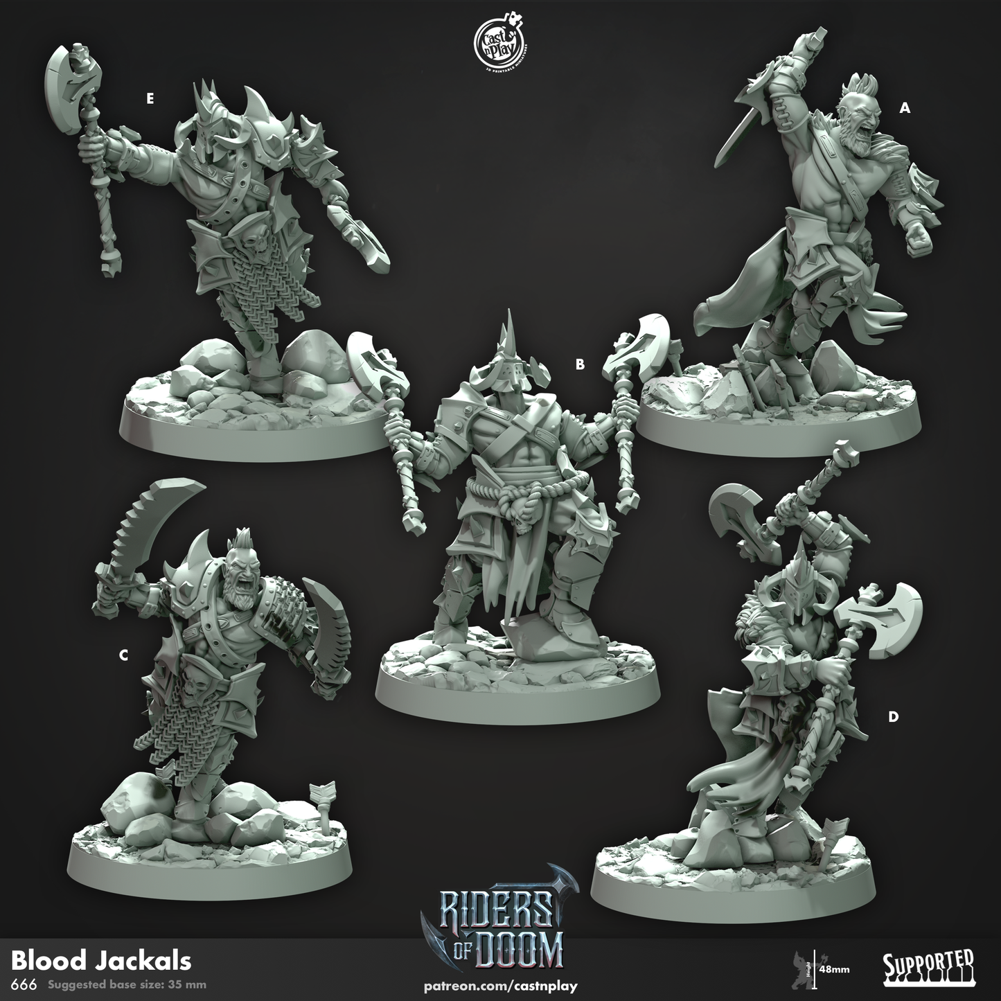 Cast n Play - Blood Jackals - Riders of Doom 2023 April