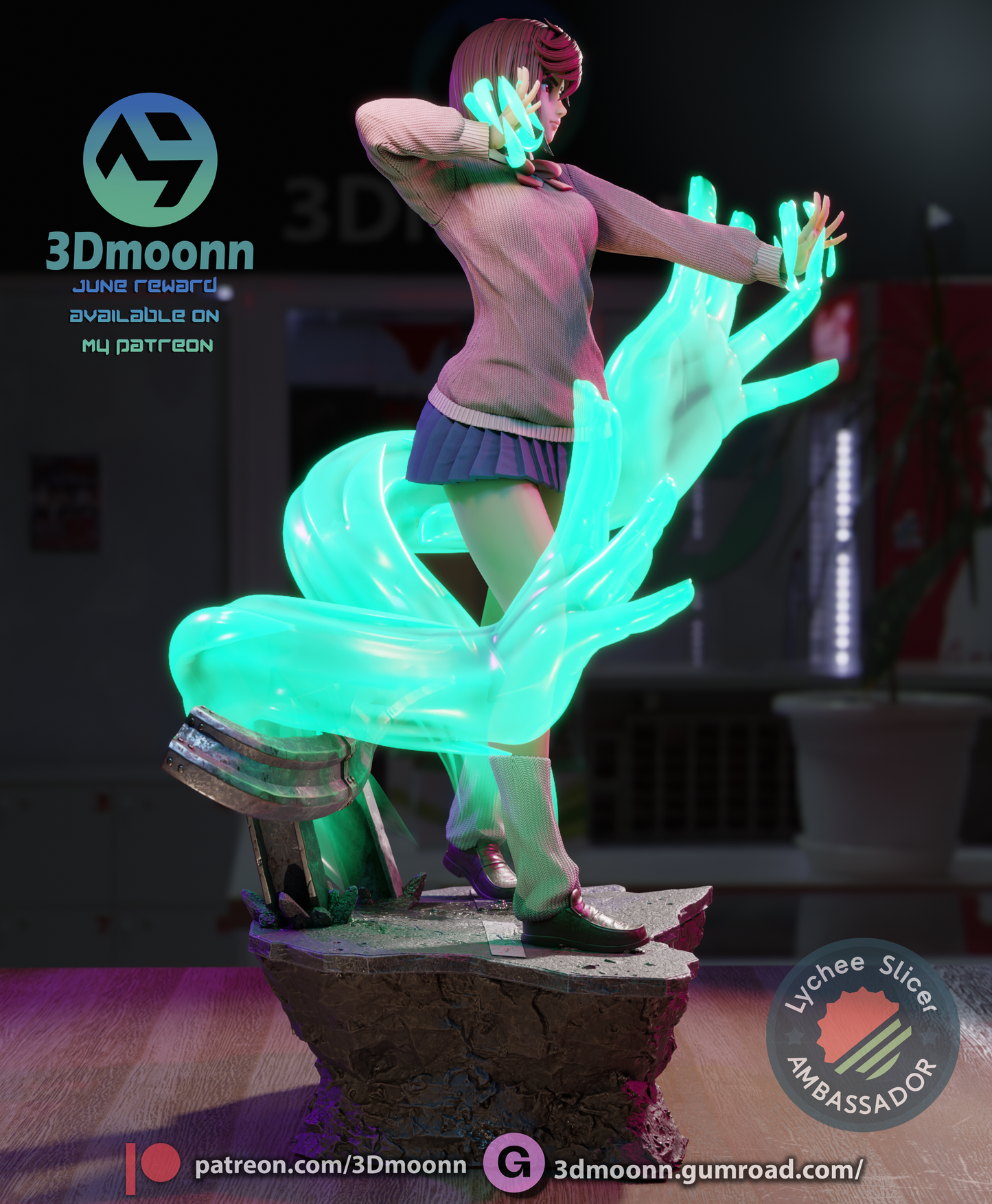 3D Moonn - Momo Ayase, Dandadan 2025 June