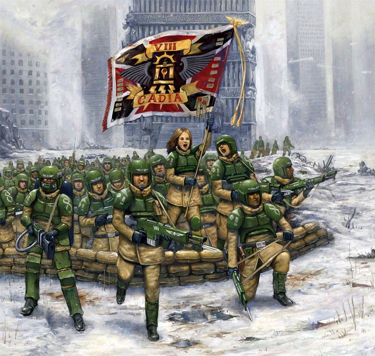 Games Workshop - 20 Units, Cadian Schock Troops, Astra Militarum ,Warhammer 40K Unofficial Models