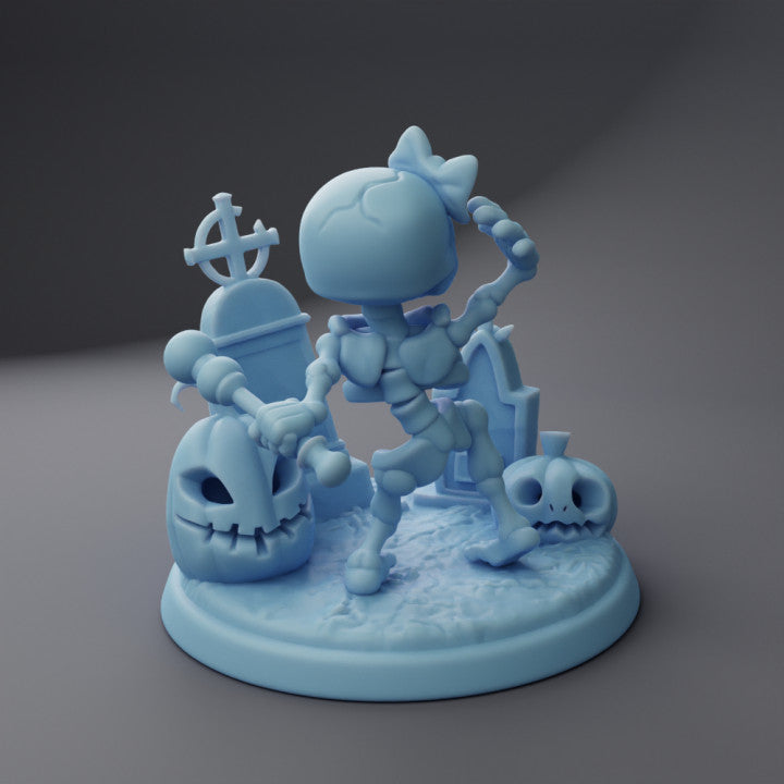 Twin Goddess Miniatures - Mary The Skeleton - Spooky Month 2022 October