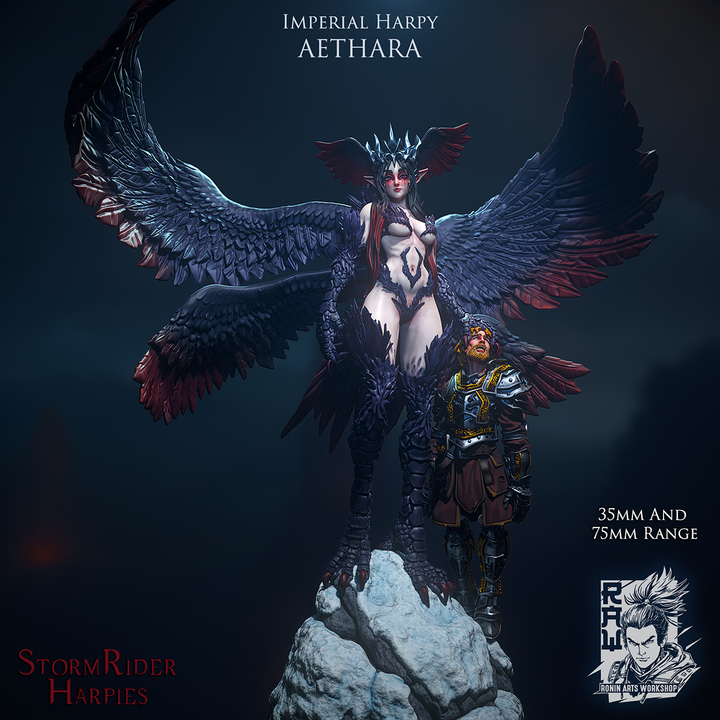 Ronin Arts - Aethara, Imperial Harpy - Storm Rider Harpies 2024 August
