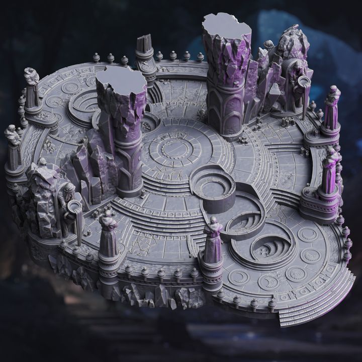 DM Stash - Sanctum of Glanbeli, Terrain FDM - Drow from Beyond 2025 August