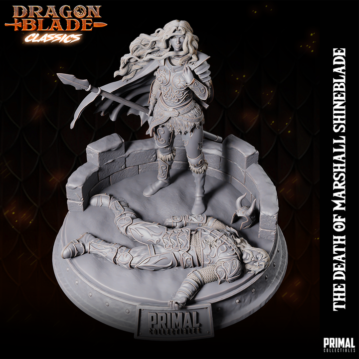 Primal Collectibles - The Death Of Marshall Shineblade, Loyalty - Diorama 20cm Base