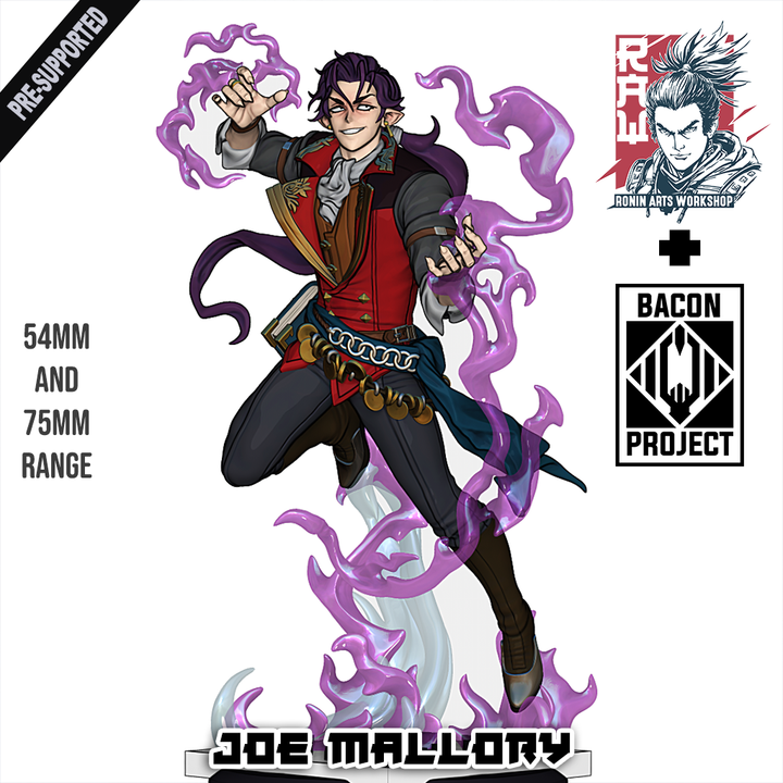Ronin Arts - Joe Mallory, Vampire Warlock - 2025 March 35mm