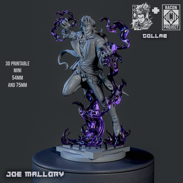 Ronin Arts - Joe Mallory, Vampire Warlock - 2025 March 35mm