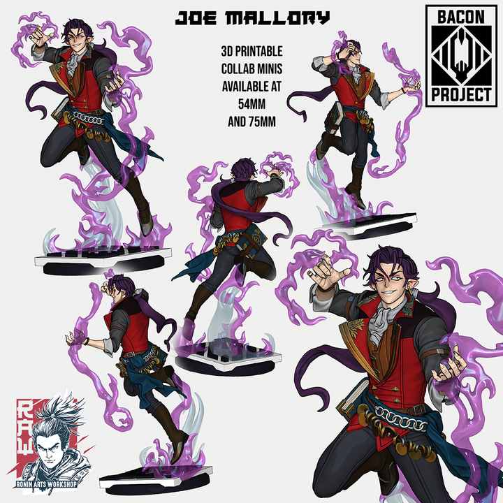 Ronin Arts - Joe Mallory, Vampire Warlock - 2025 March 35mm