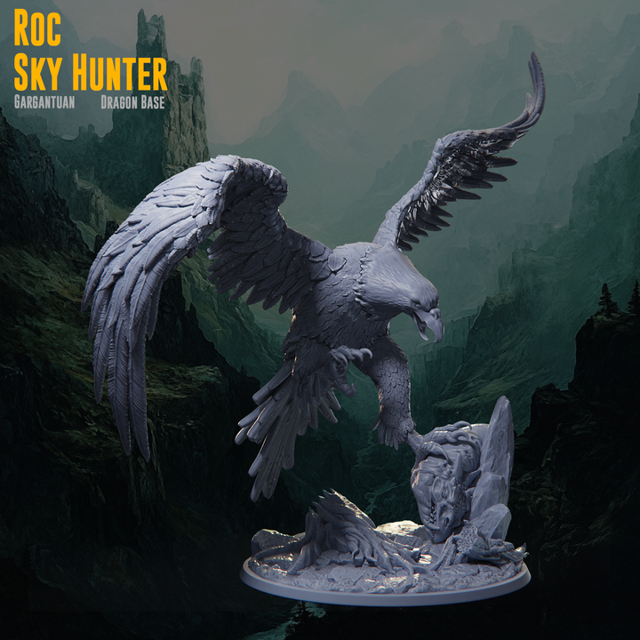 Claymore Miniatures - Rock Sky Hunter (Huge) - The Blackspire Peak 2025 August
