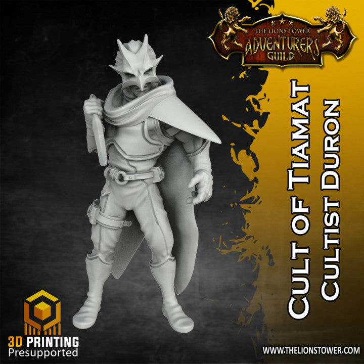 Lion Tower Miniatures - Durond, Dragon Cultist of Tiamat
