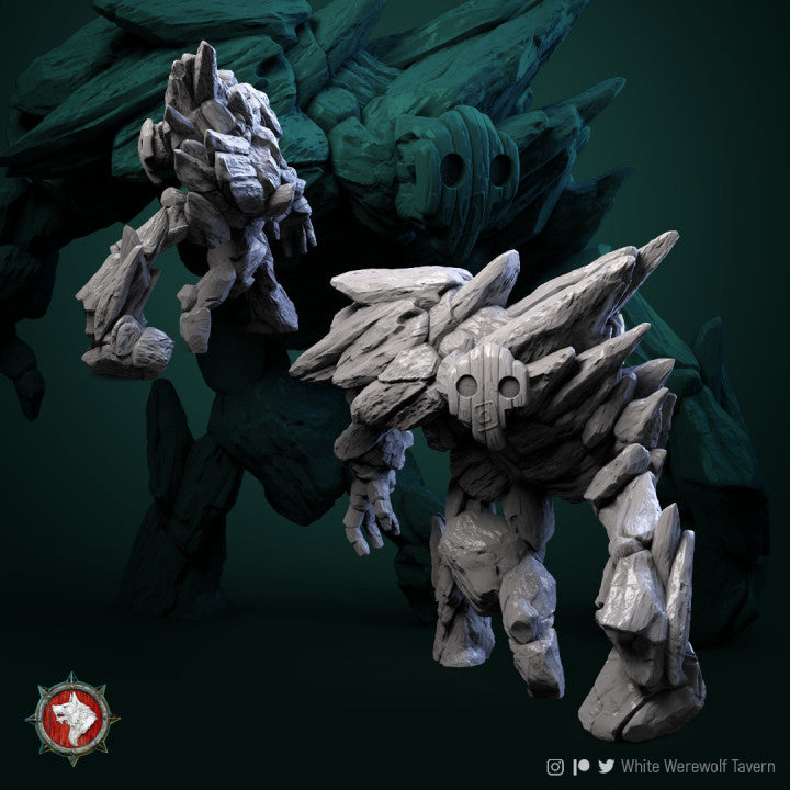 White Werewolf Tavern - Earth Elemental (Huge) - The Elementals 2022 January