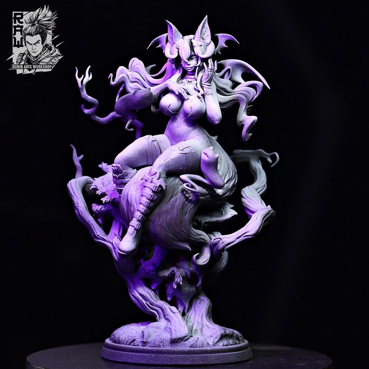Ronin Arts - Lunaerys, Celestial Kitsune PinUp - Team Gobettes 2025 April