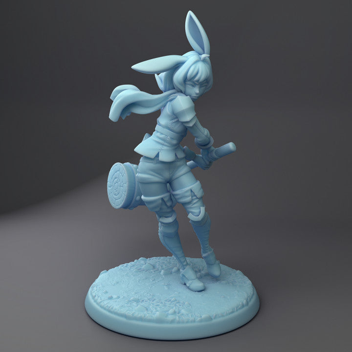 Twin Goddess Miniatures - Shib, the Dogegirl Bonker - 2022 April