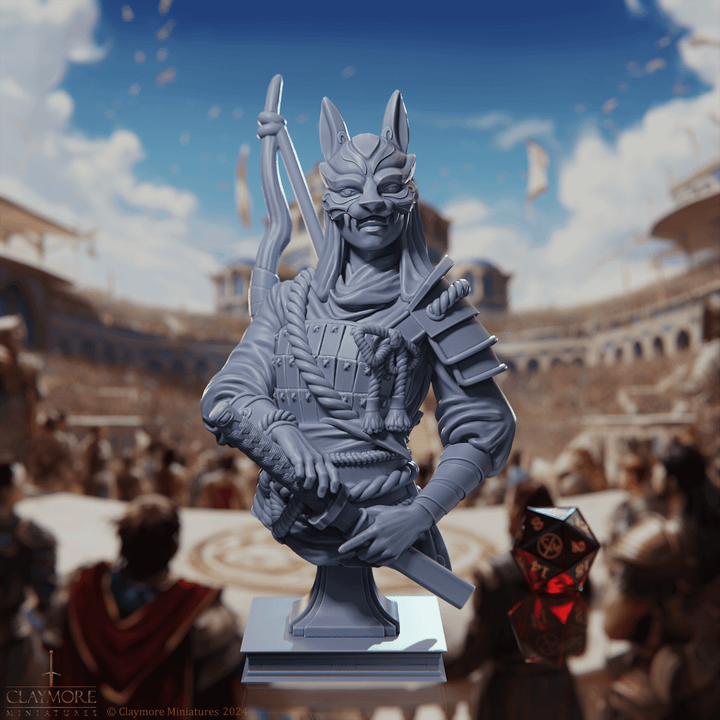 Claymore Miniatures - Masked Challenger, Bust 12cm - Tournament of Champions 2025 January