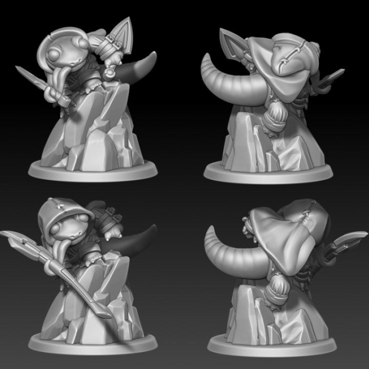Twin Goddess Miniatures - Stabby the Salamander - 2020 June
