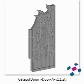 Printable Scenery - Gates of Doom - Demons Terrain