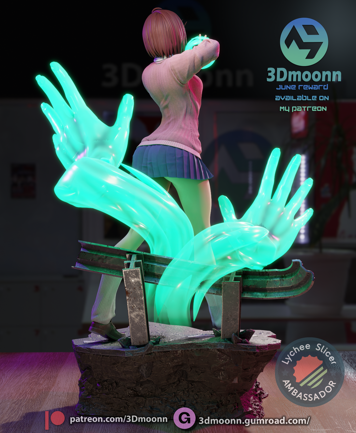3D Moonn - Momo Ayase, Dandadan 2025 June
