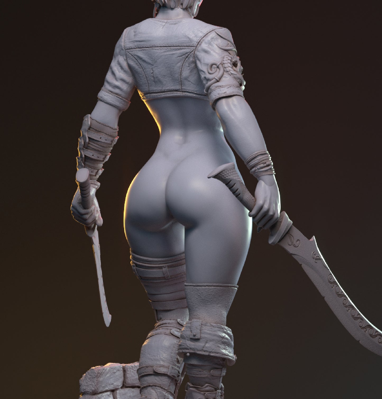 MythRealms - Hanza Female Drow Ranger 35mm / 75mm