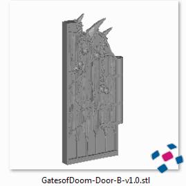 Printable Scenery - Gates of Doom - Demons Terrain
