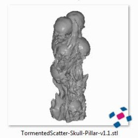 Printable Scenery - Tormented Scater - Demons Terrain