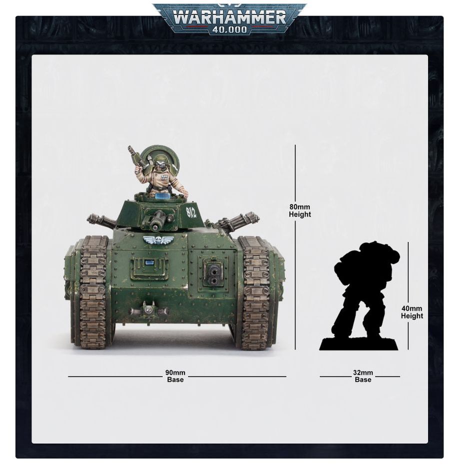 Games Workshop - Simple Chimera Vehicle Unmanned, Astra Militarum ,Warhammer 40K