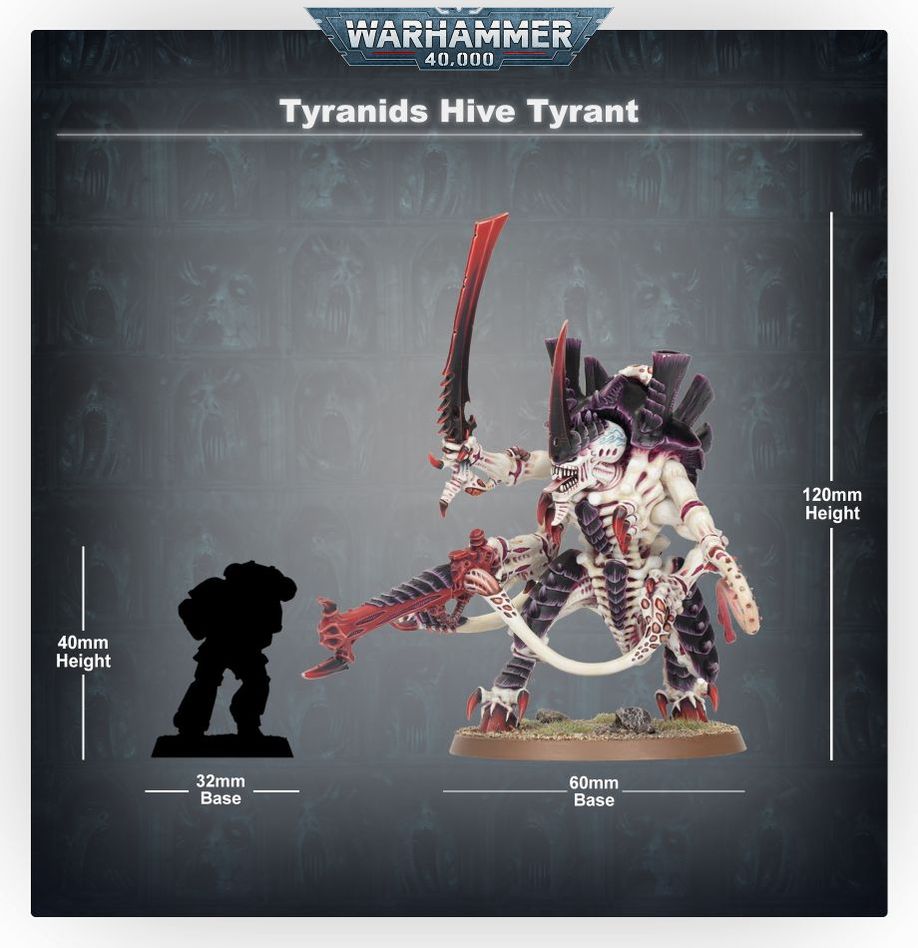 Games Workshop - Hive Tyrant, Tyranids- Warhammer 40K