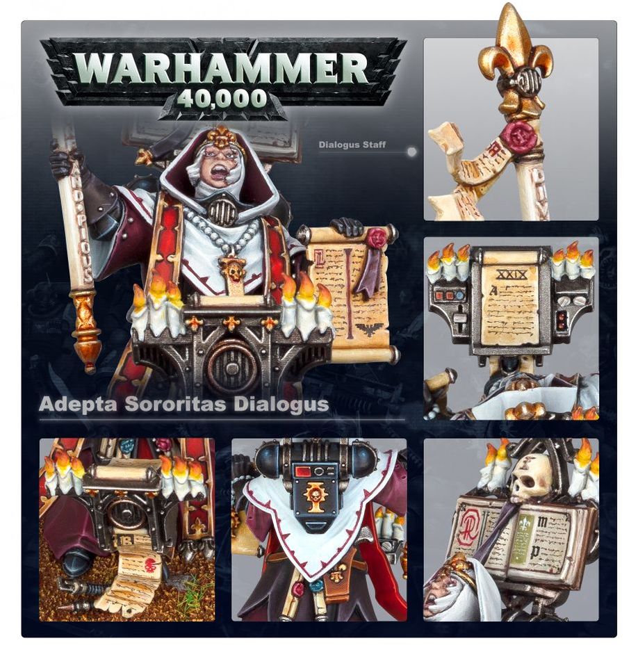 Games Workshop - Dialogus, Adepta Sororitas - Warhammer 40K