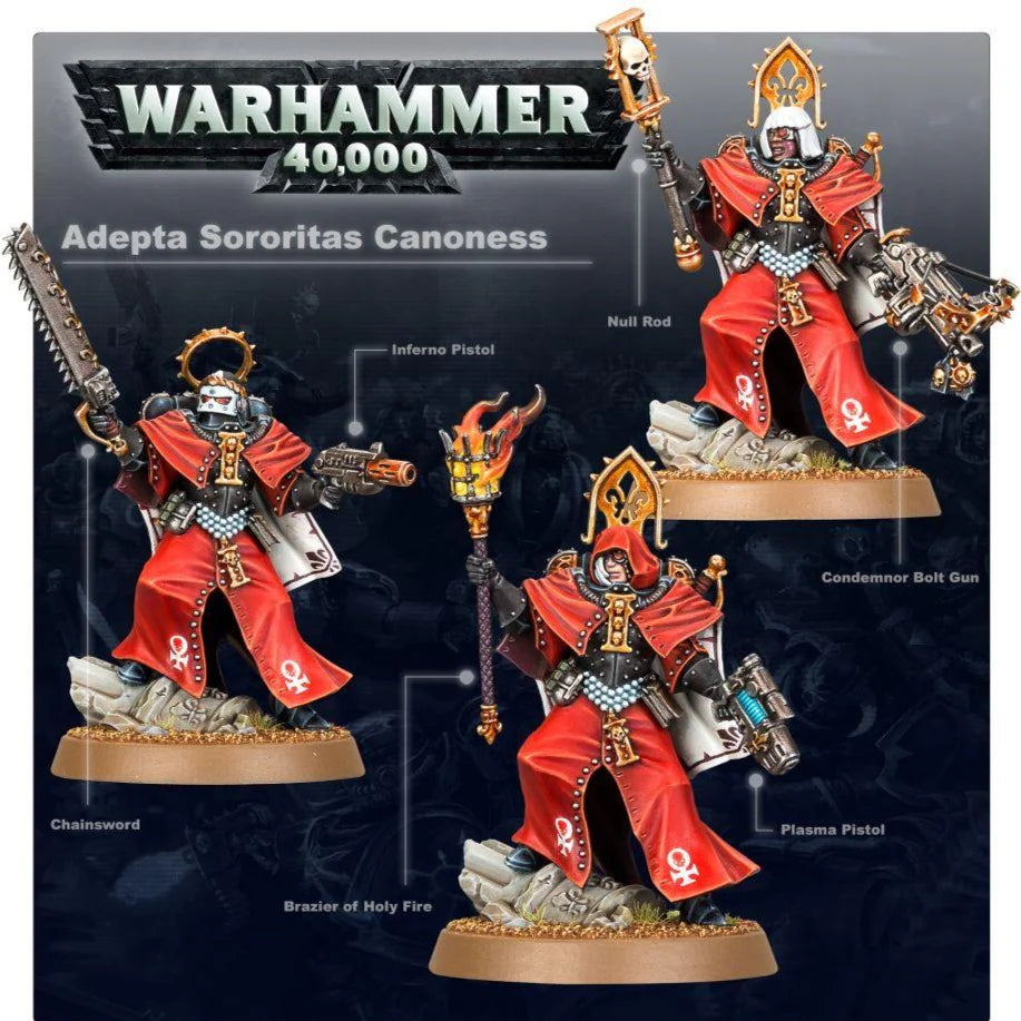 Games Workshop - Canoness, Adepta Sororitas - Warhammer 40K