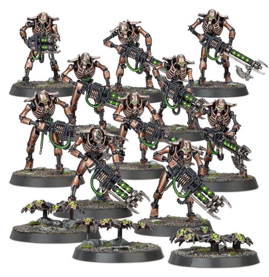 Necron Warriors (No Scarabs) 10 Units, Necrons - Warhammer 40K