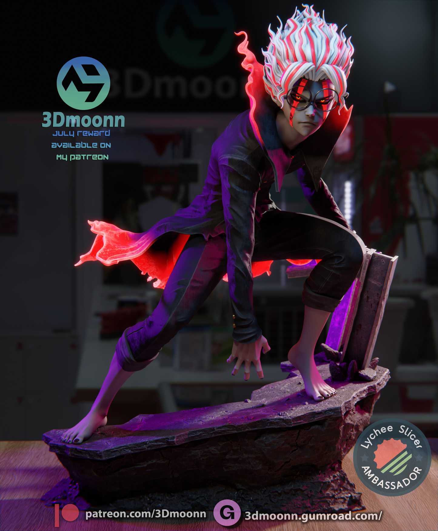 3D Moonn - Okarun, Dandadan - 2025 July