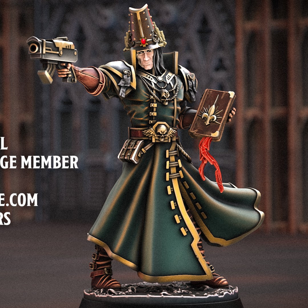 Heroes Infinite Raging Heores - Inquisitorial Entourage Leader, Custodes - Grim Darkness of the Inquisition 2 #40