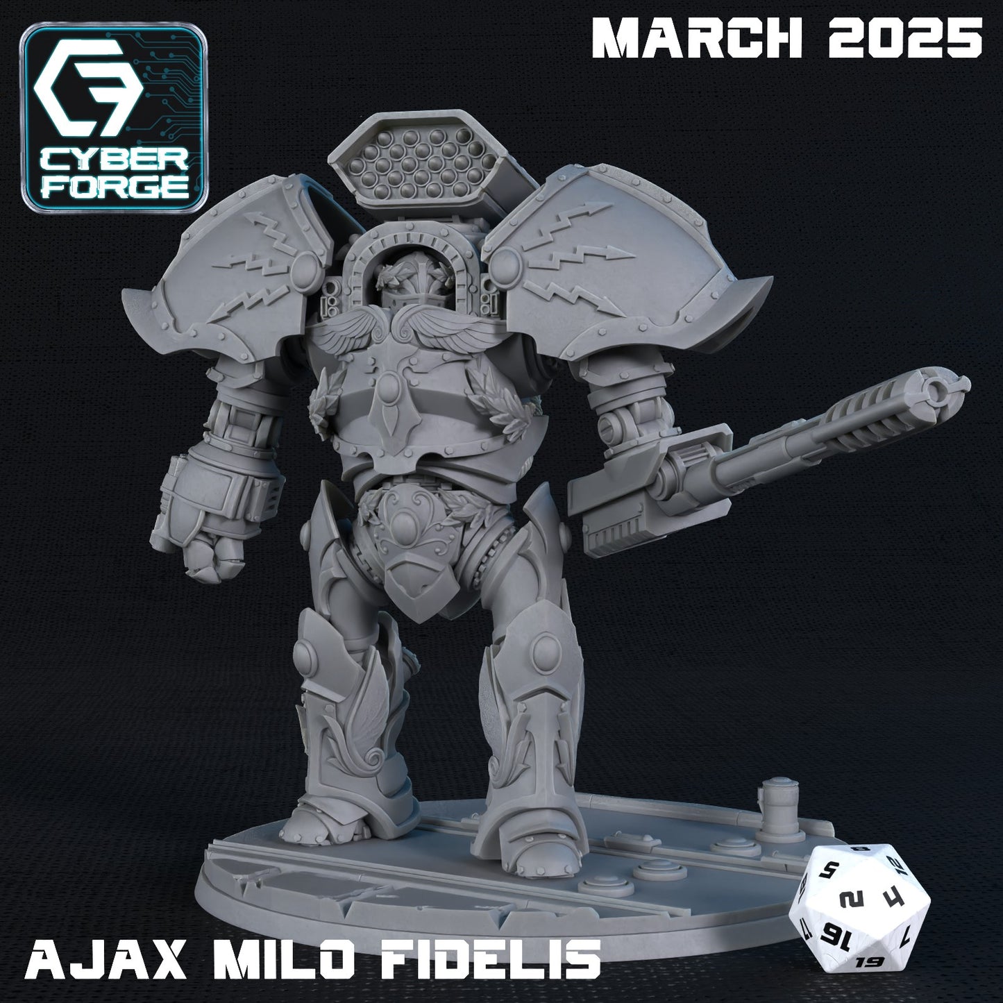Cyberforge - Vetus Imperium - Ajax Milo Fidelis, Adeptus Custodes - 2025 March