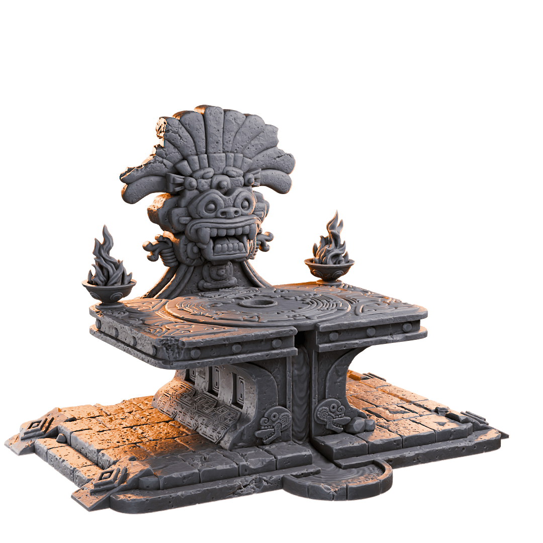 Loot Studio - Altar oh Ihuitl, 7.5x5.5cm Terrain - Tomb of the Serpent God 2025 June