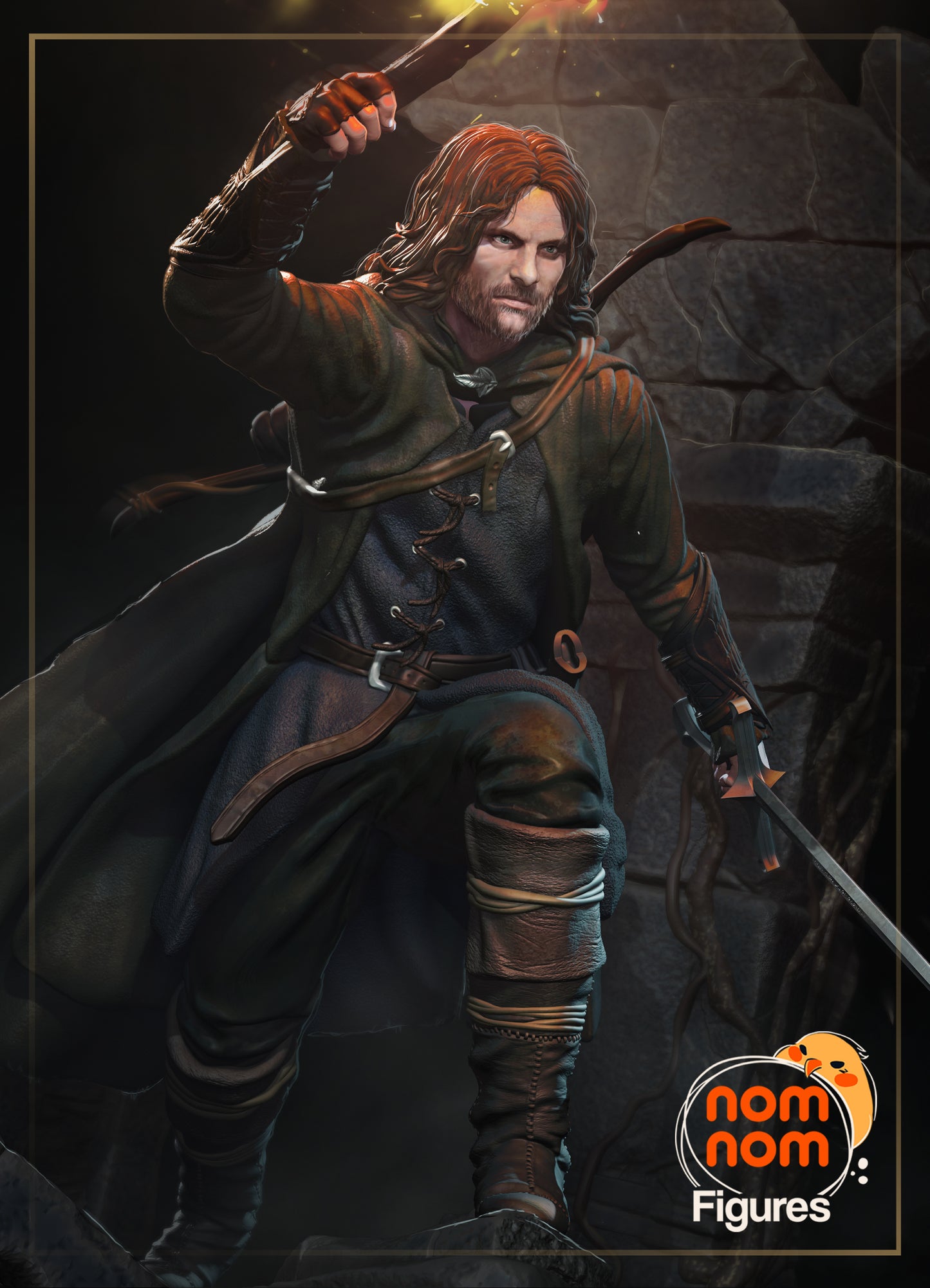 NomNom Figures - Aragorn - The Lord of The Rings