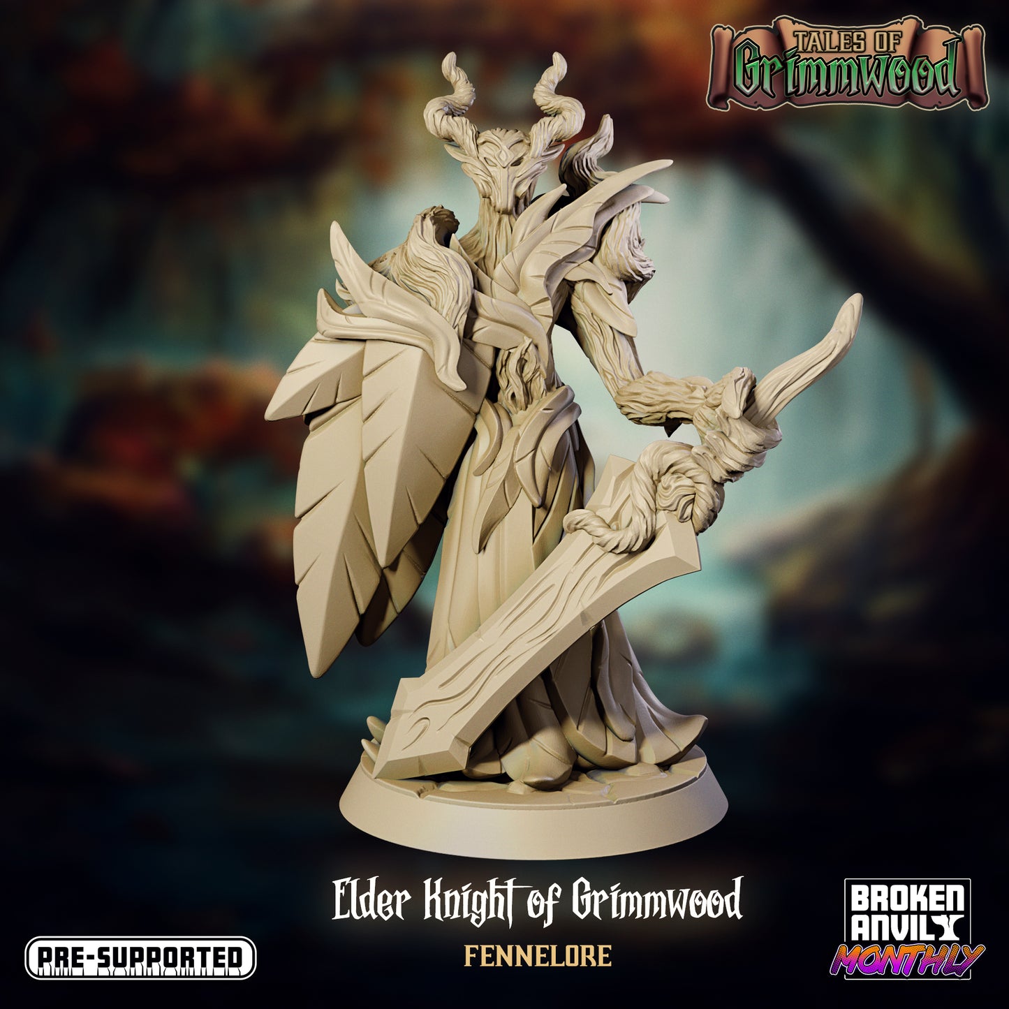 Broken Anvil - Fennelores, Elder Knight of Grimmwood - Tales of Grimwood 2021 August