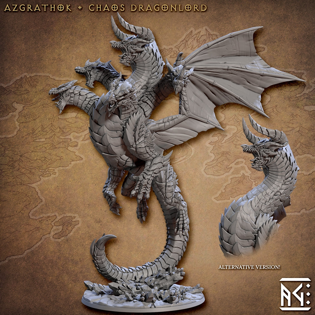Artisan Guild - (Azgrathok) Tiamat Dragon Queen of Chaos (Gargantuan) - Draconian Scourge 2023 June