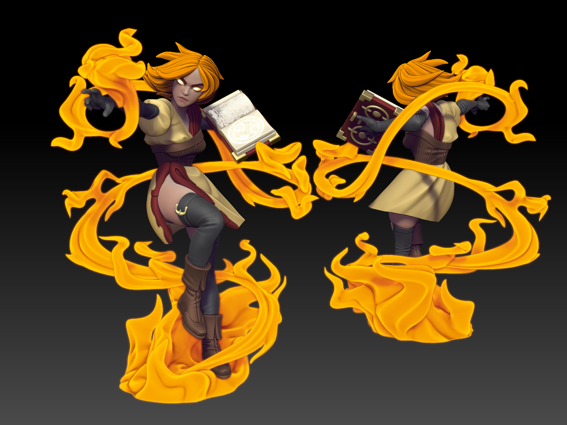 Twin Goddess Miniatures - Ellie the Genasi Mage - Reforged 2024 July